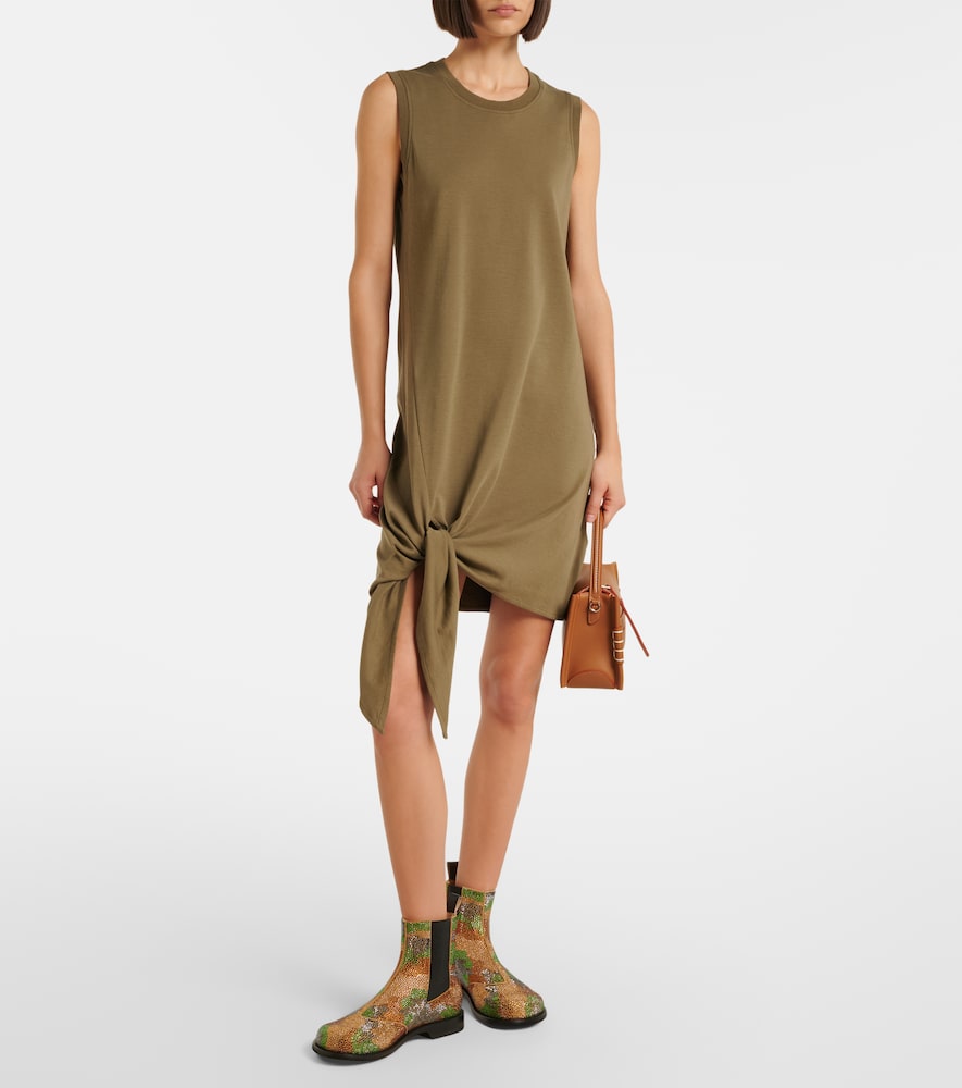 JW Anderson Camouflage embellished suede Chelsea boots