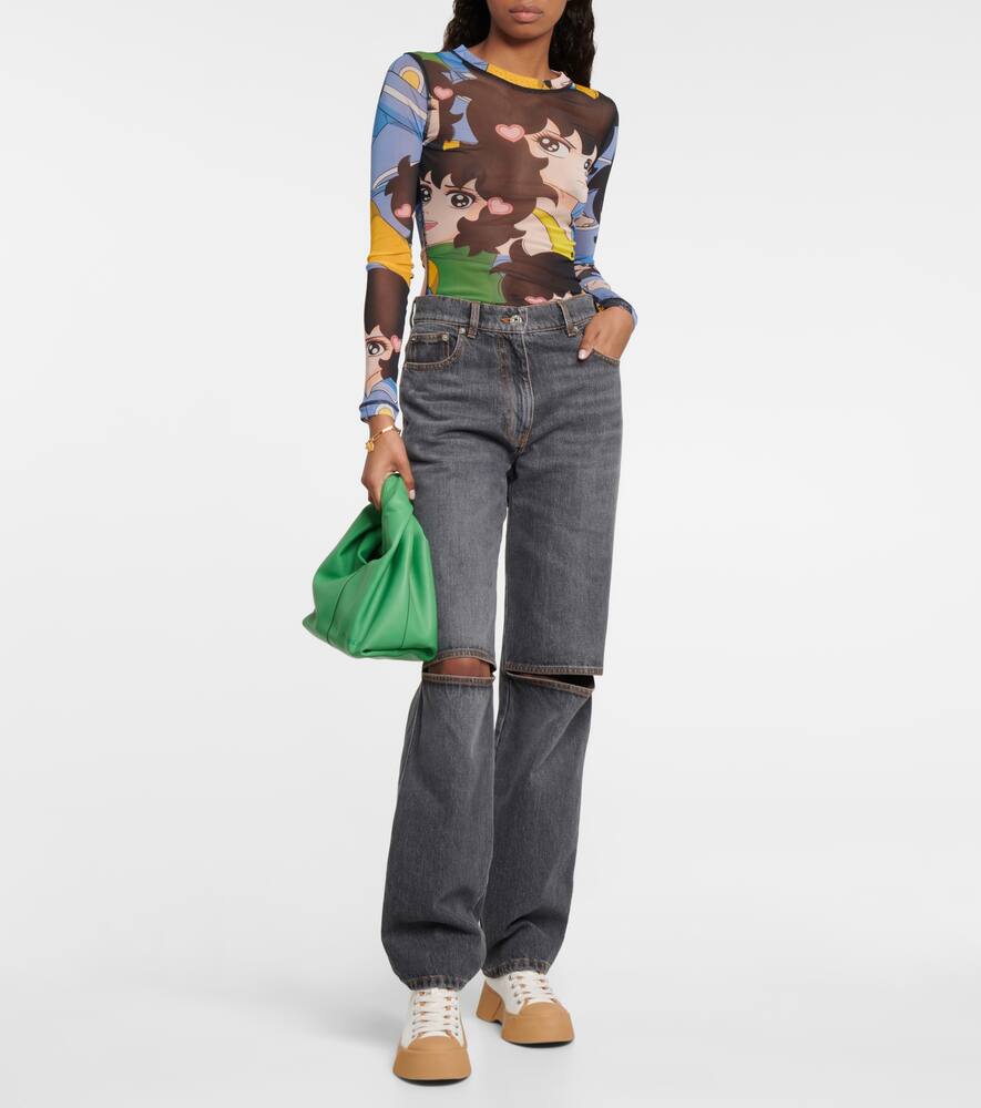 JW Anderson Canvas high-top sneakers