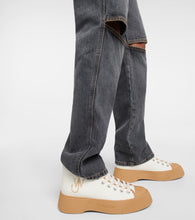 JW Anderson Canvas high-top sneakers