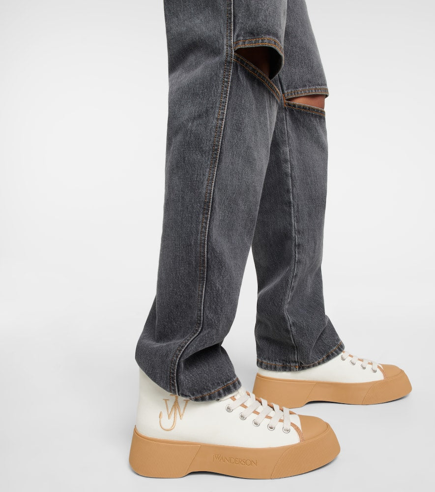 JW Anderson Canvas high-top sneakers