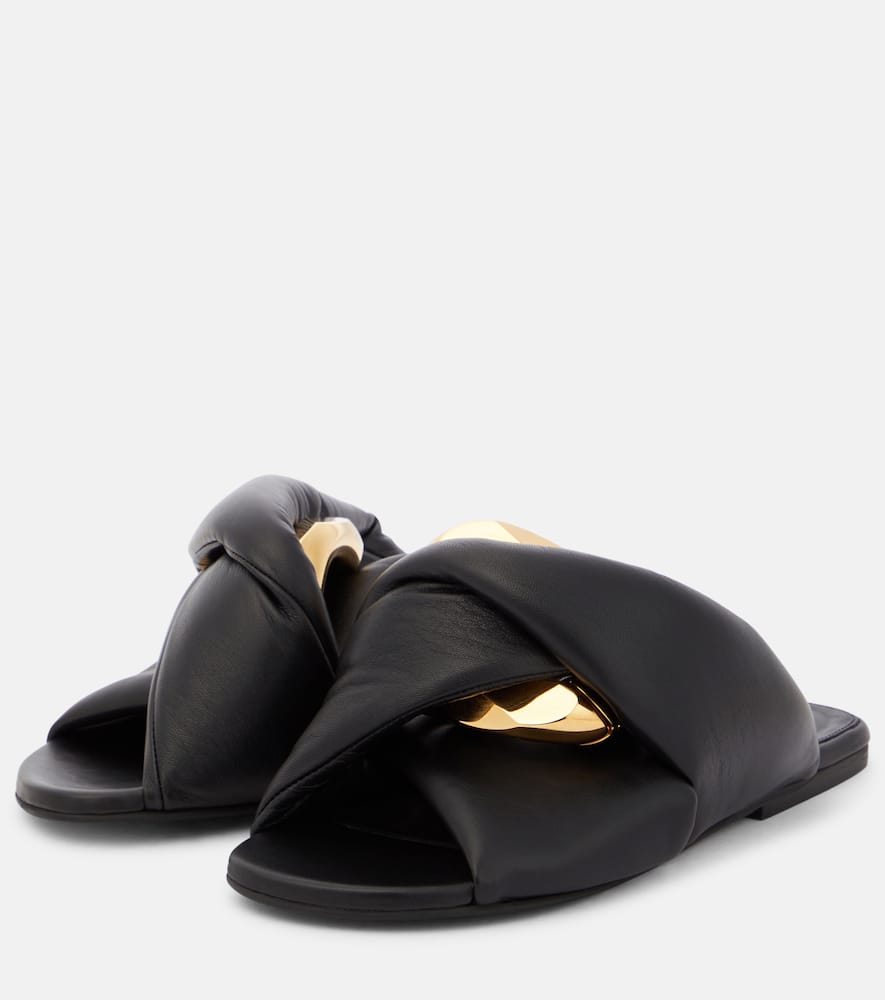 JW Anderson Chain Twist leather sandals