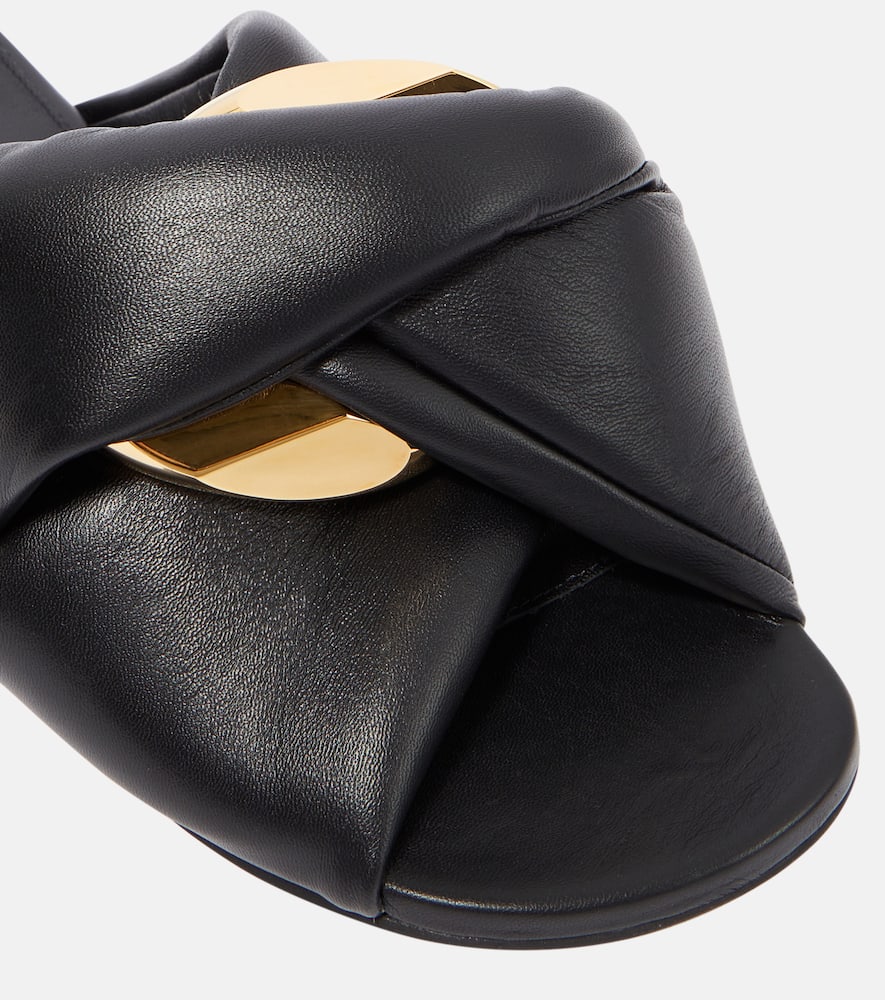 JW Anderson Chain Twist leather sandals
