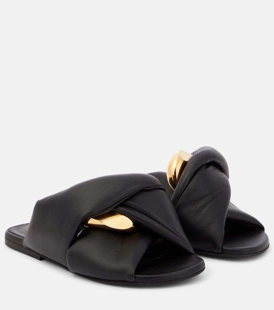 JW Anderson Chain Twist leather sandals