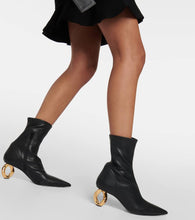 JW Anderson Chain leather ankle boots