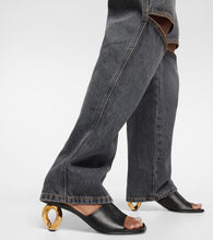 JW Anderson Chain leather mules