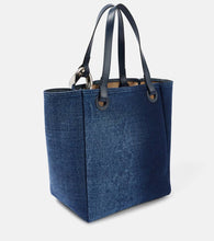 JW Anderson Corner Large denim tote bag