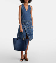 JW Anderson Corner Large denim tote bag