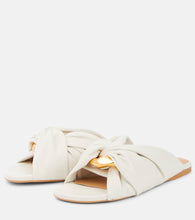 JW Anderson Corner leather slides