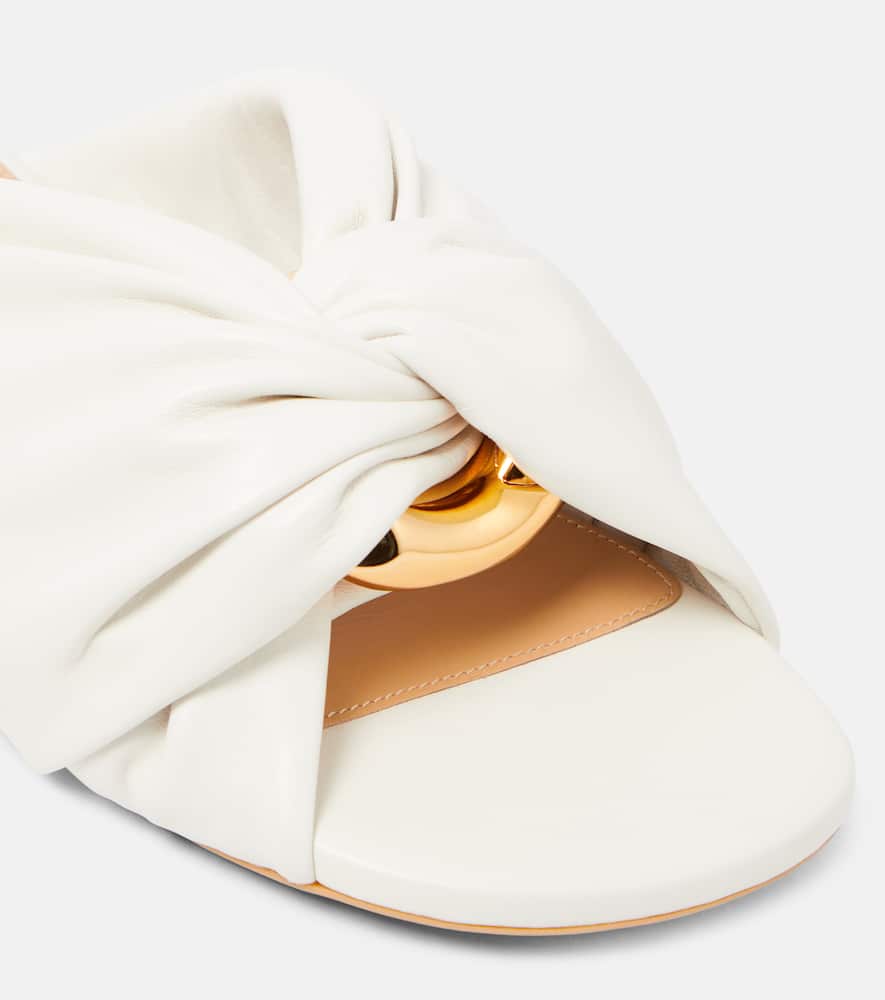JW Anderson Corner leather slides
