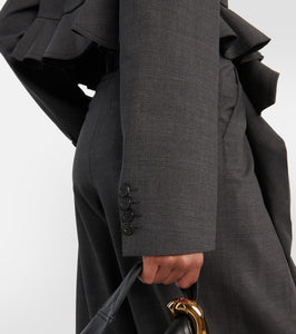 JW Anderson Cropped wool-blend blazer