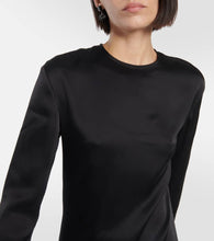 JW Anderson Deconstructed satin minidress