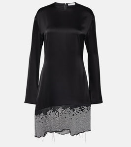 JW Anderson Deconstructed satin minidress