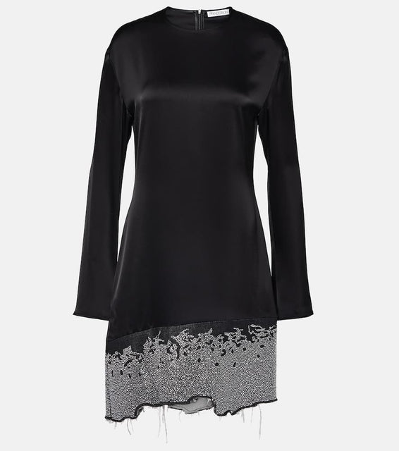 JW Anderson Deconstructed satin minidress