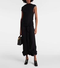 JW Anderson Draped jersey maxi dress