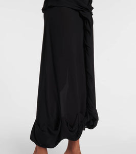 JW Anderson Draped jersey maxi dress