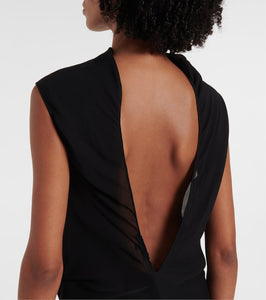 JW Anderson Draped jersey maxi dress