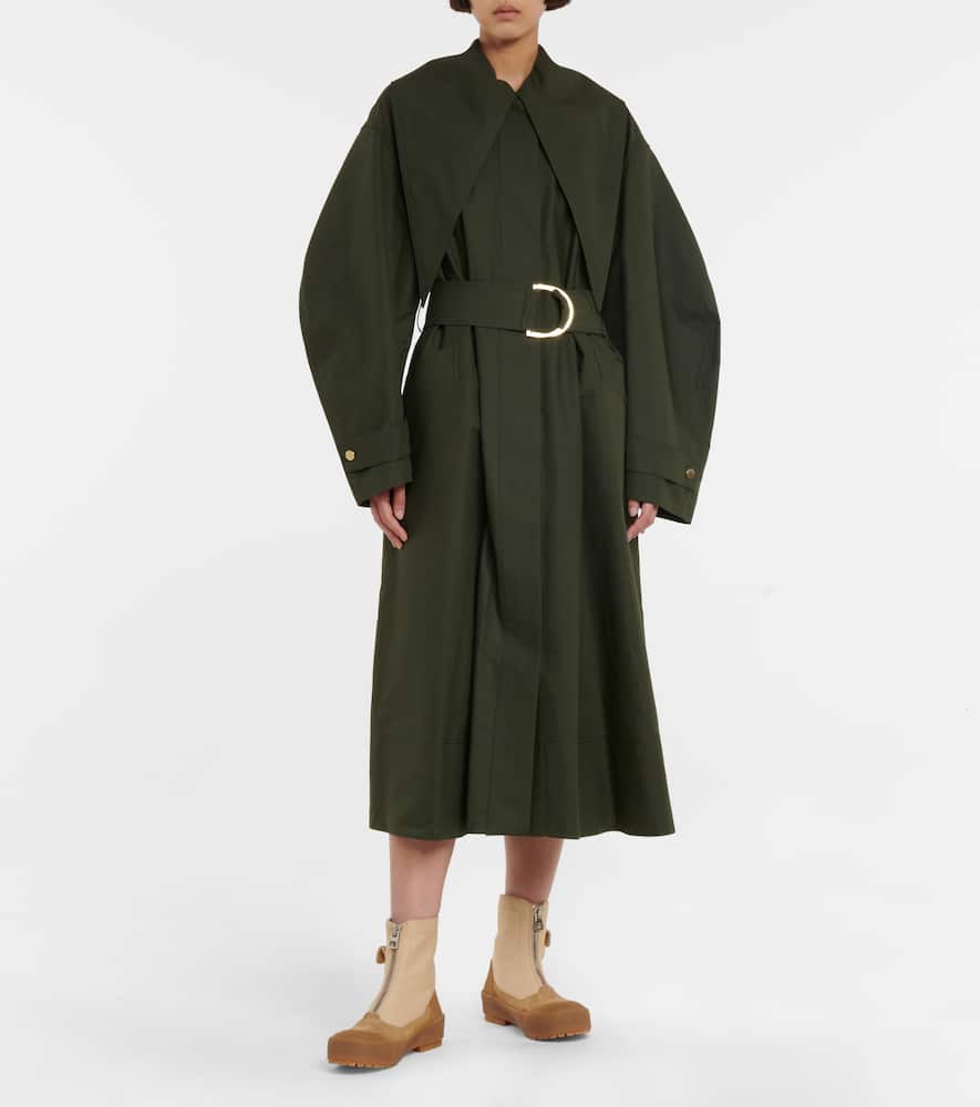JW Anderson Duck suede-trimmed ankle boots