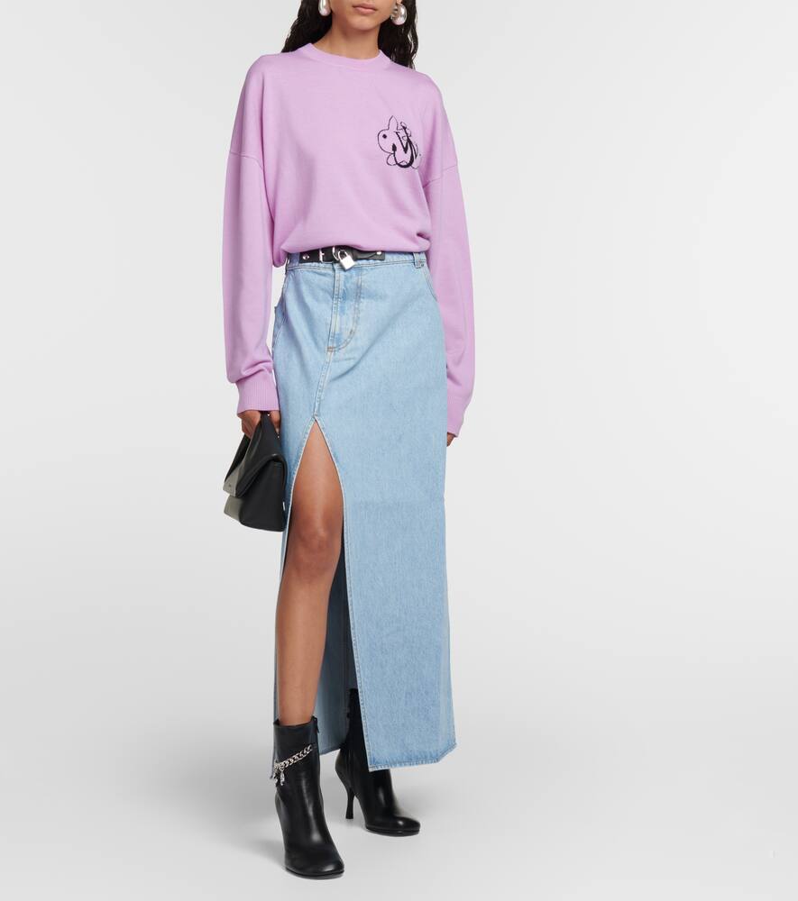 JW Anderson Embellished leather ankle boots