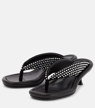 JW Anderson Embellished leather sandals