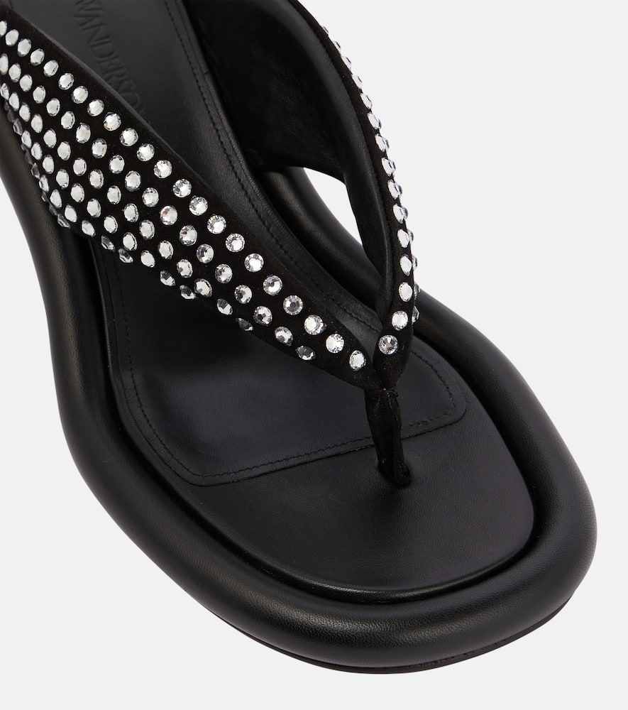 JW Anderson Embellished leather sandals