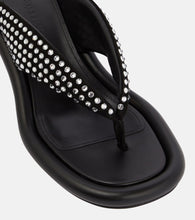 JW Anderson Embellished leather sandals