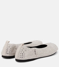 JW Anderson Embellished suede ballet flats