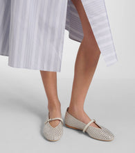 JW Anderson Embellished suede ballet flats