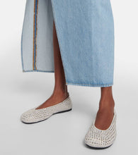 JW Anderson Embellished suede ballet flats