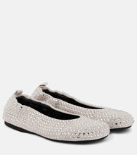JW Anderson Embellished suede ballet flats