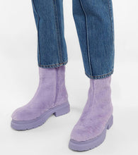JW Anderson Faux fur ankle boots