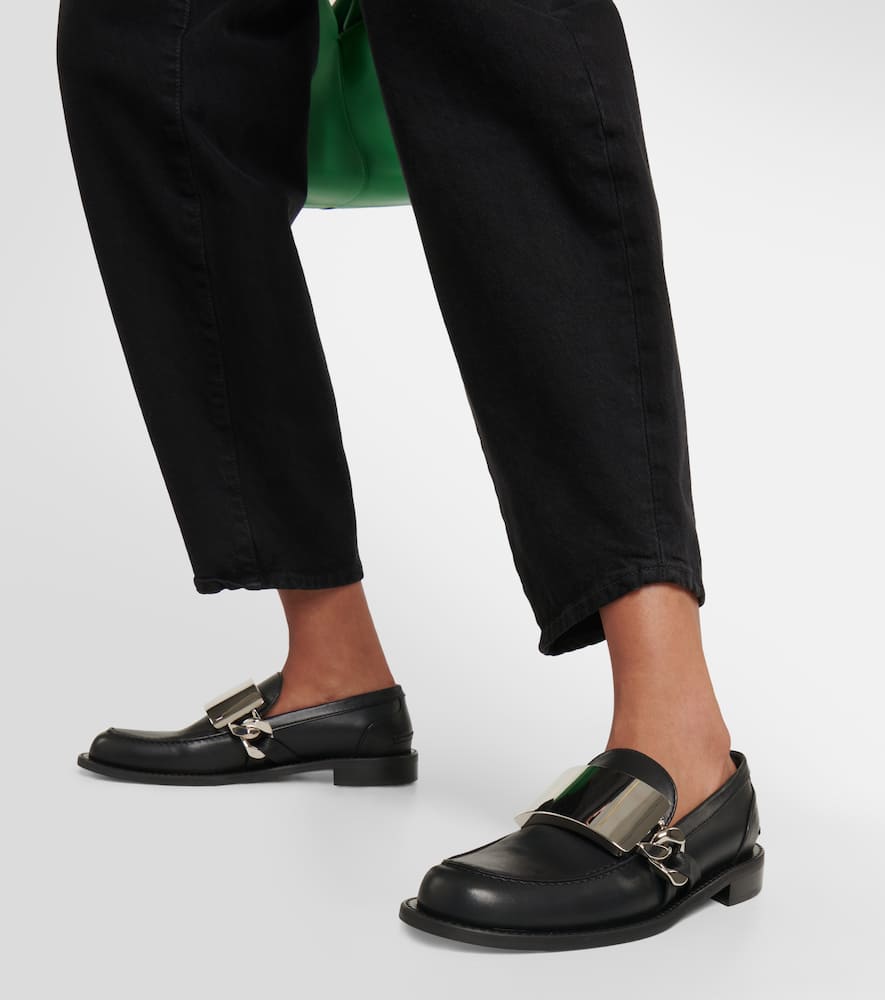 JW Anderson Gourmet Chain leather loafers