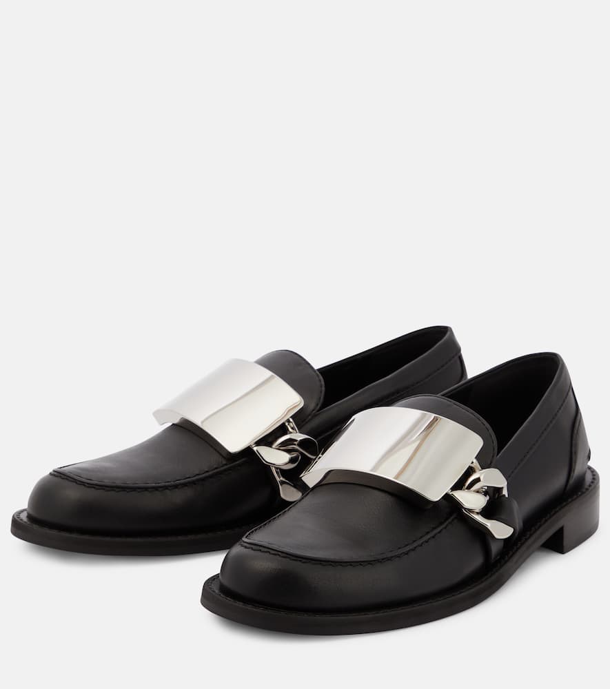 JW Anderson Gourmet Chain leather loafers
