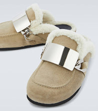 JW Anderson Gourmet Chain suede mules