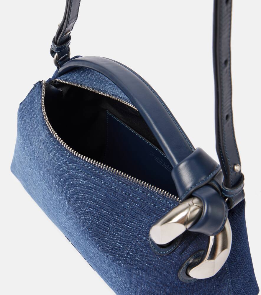 JW Anderson JWA Corner Medium denim shoulder bag