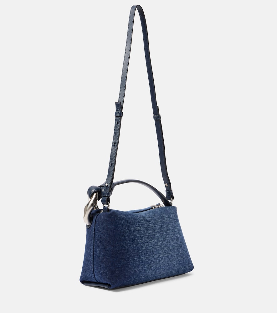 JW Anderson JWA Corner Medium denim shoulder bag