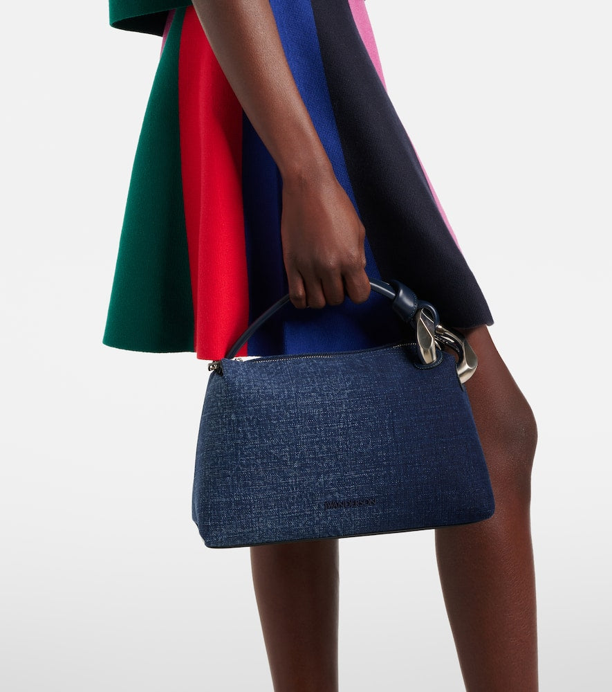 JW Anderson JWA Corner Medium denim shoulder bag