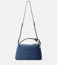 JW Anderson JWA Corner Medium denim shoulder bag. Shop JW Anderson Top-Handle Bags for women now.
