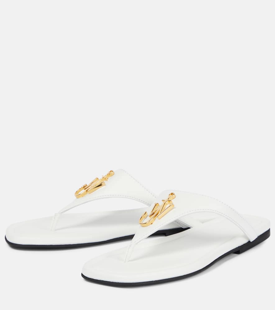 JW Anderson Leather thong sandals