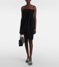 JW Anderson Leather-trimmed denim mules