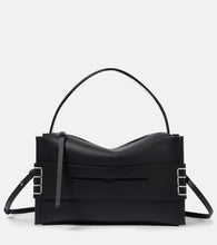 JW Anderson Loafer leather shoulder bag. Shop JW Anderson Top-Handle Bags for women now.