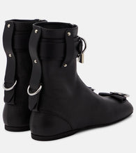 JW Anderson Lock leather ankle boots