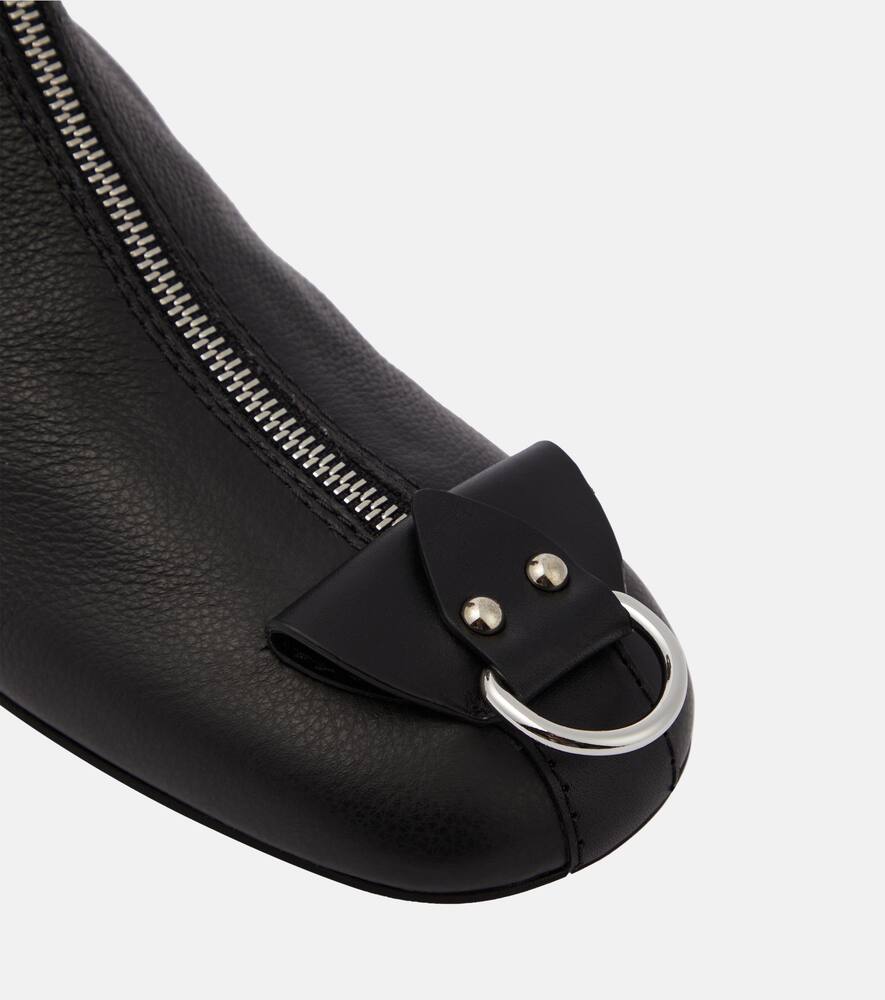 JW Anderson Lock leather ankle boots