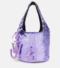 JW Anderson Mini sequined tote bag. Shop JW Anderson Top-Handle Bags for women now.