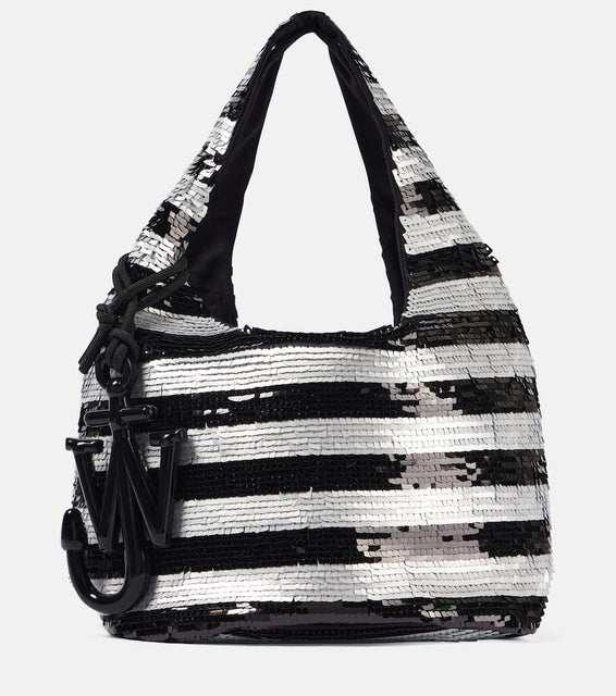 JW Anderson Mini striped sequined tote bag. Shop JW Anderson Shoulder Bags for women now.