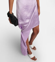 JW Anderson Satin zip slip dress