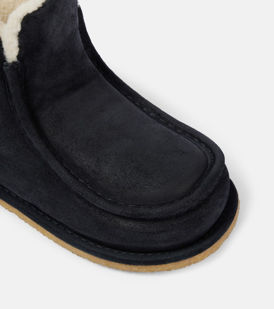 JW Anderson Shearling-lined leather ankle boots