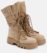 JW Anderson Suede combat boots