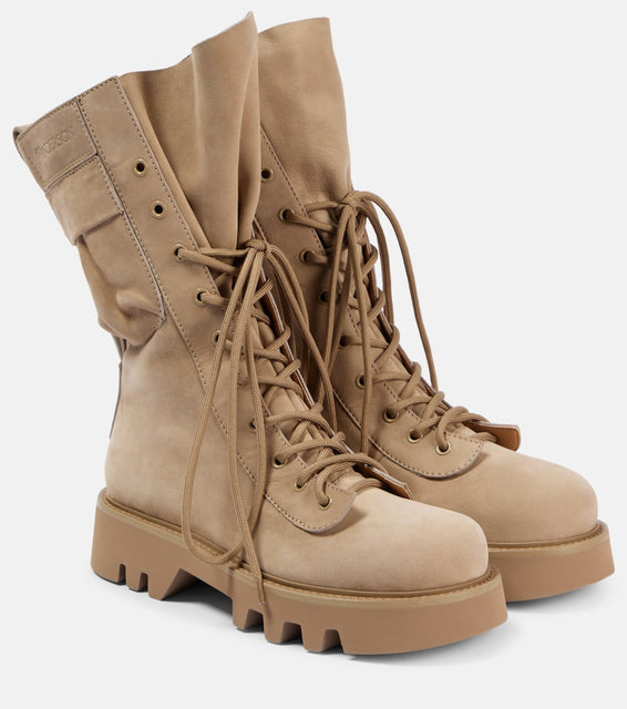 JW Anderson Suede combat boots