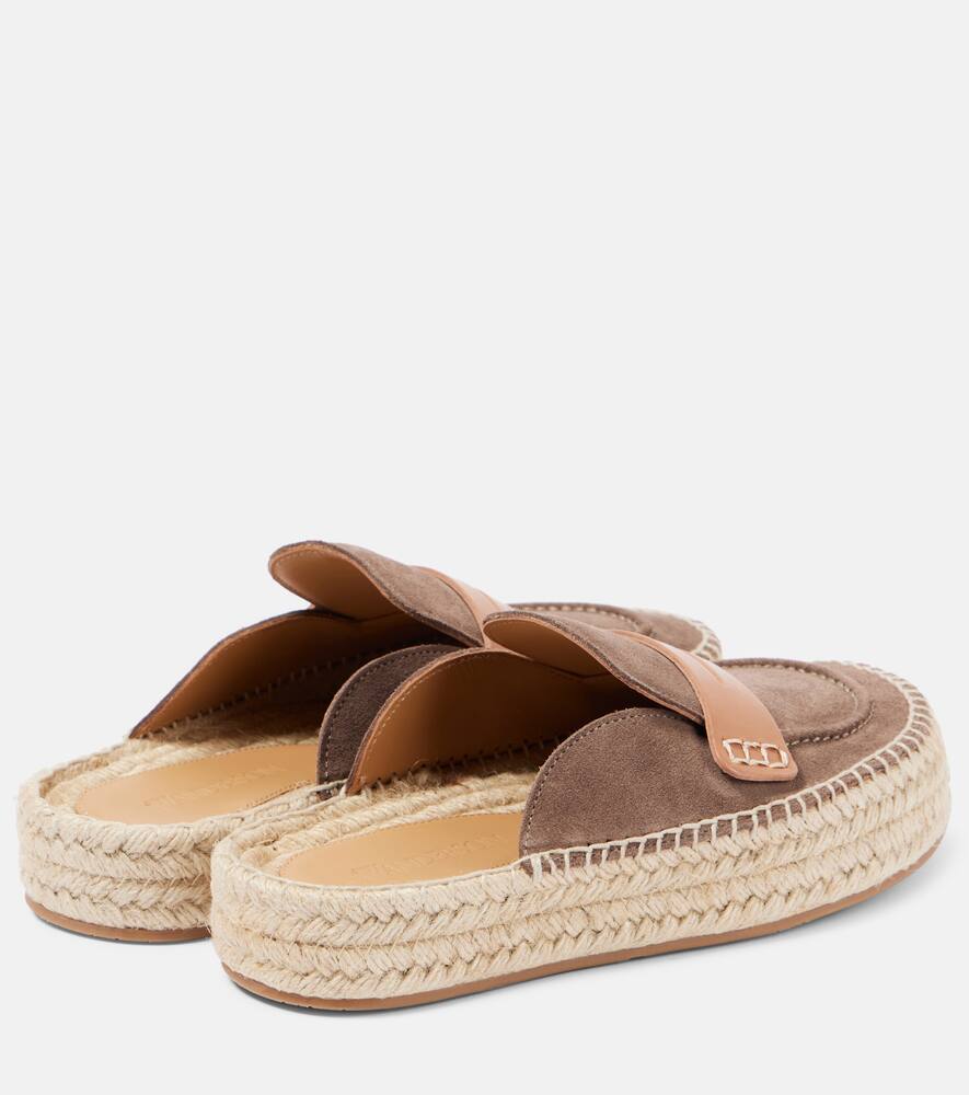 JW Anderson Suede espadrille loafers