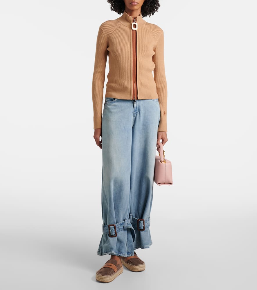 JW Anderson Suede espadrille loafers